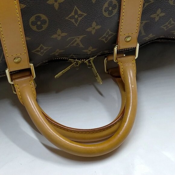 Louis Vuitton LV Boston Bag Keepall 55 Brown Monogram 899-073125 - Picture 6 of 9